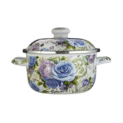 欧锐铂（ORVIBO）22cm珐琅彩多用锅 汤锅 炖锅 正品 特价 促销礼品ORB-016