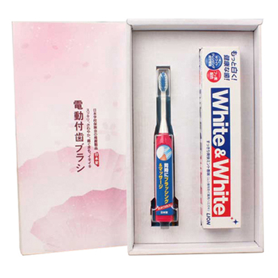 日本MINIMUM咪妮妈咪儿童电动牙刷DB-3+狮王牙膏口腔护理套装