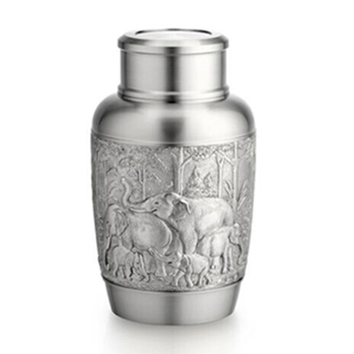 泰芝宝（THAISEBERG）泰国锡罐全手工茶叶罐子中号礼盒装家用