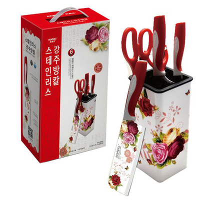 科耐尔 6件套不粘烤花套刀KN-0084