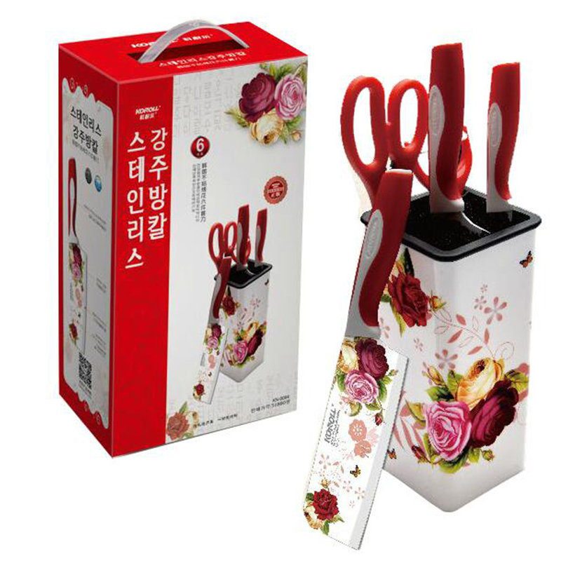 科耐尔 6件套不粘烤花套刀KN-0084